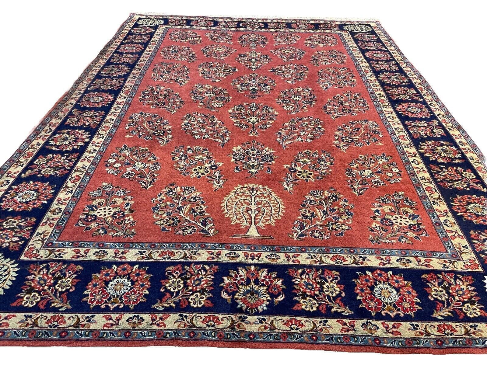 **Original Perserteppich 200x300 cm - Feinste Knüpfüng, Hochwertige Wolle, Für Fußbodenheizung geeignet, Handgeknüpft**