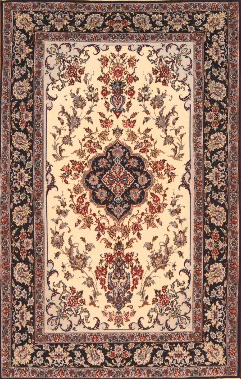 ラグ ラグマット 約 130×190cm エジプト製 ペルシャ 絨毯風