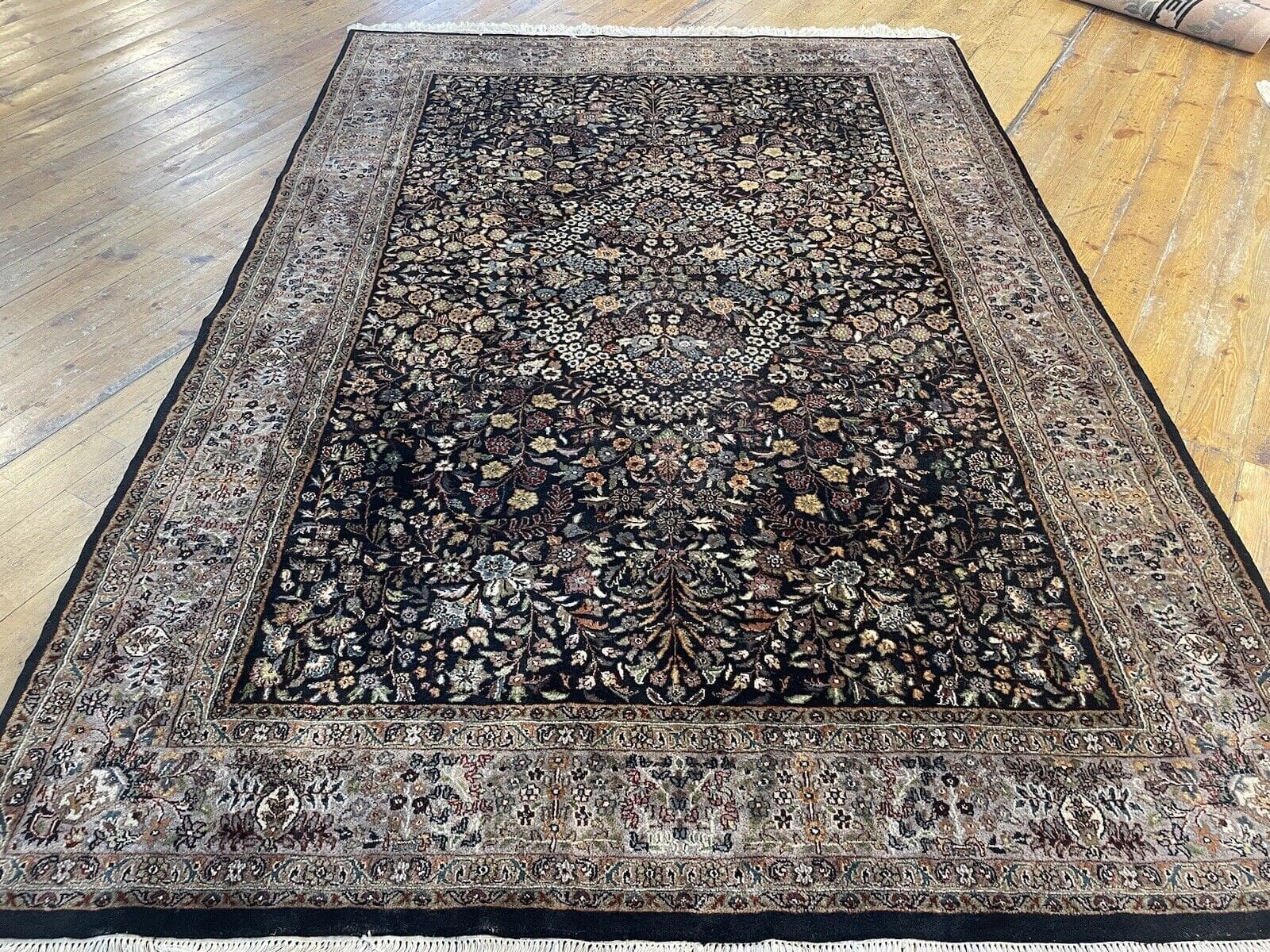 Premium Perserteppich 290x210 cm, 12mm Florhöhe, Original Kaschmir von bester Qualität, handgeknüpft