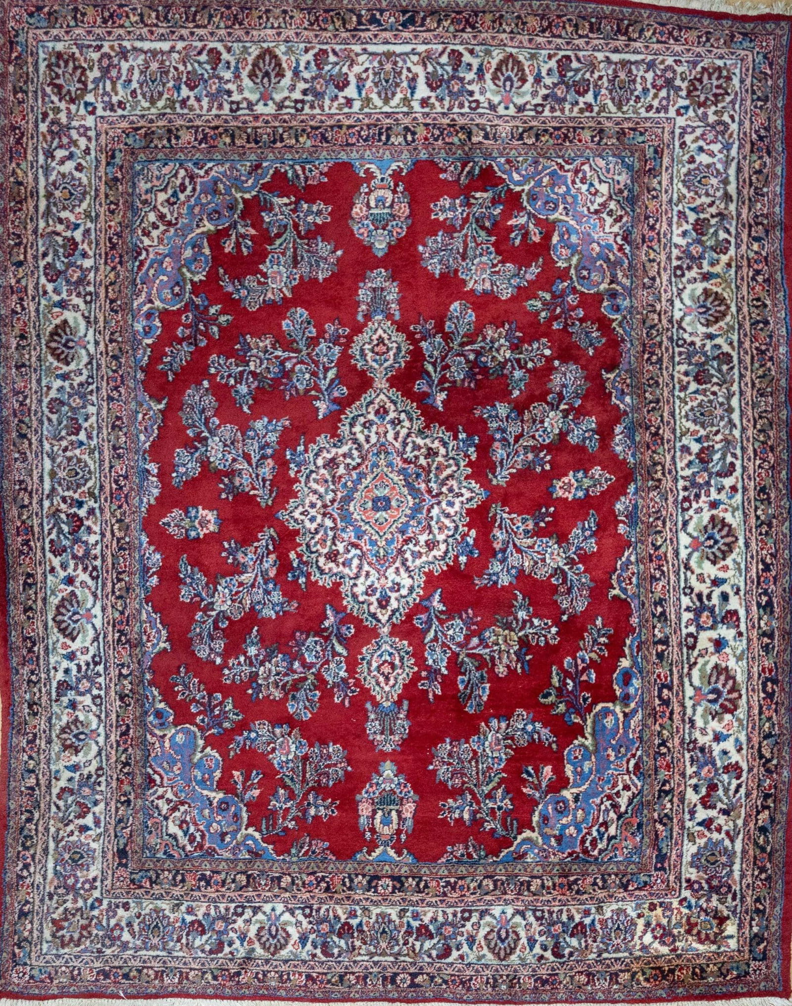 W2(#382) 325x244cm Handgeknüpfter Perserteppich Sarough Farahan NATURFARBEN