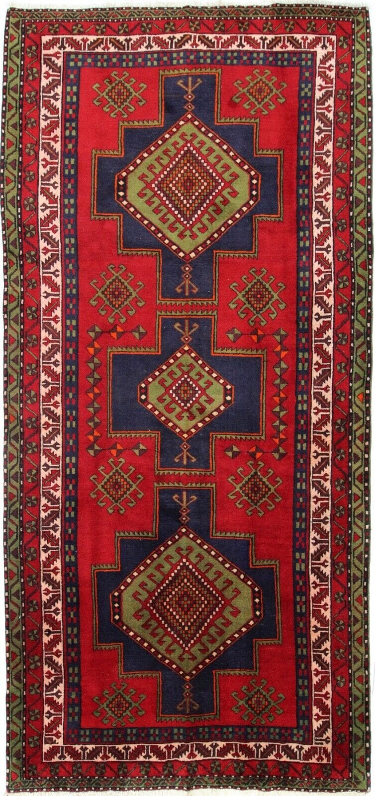Hamedan 364 x 166 cm Perserteppich, handgeknüpft, einzigartig schön