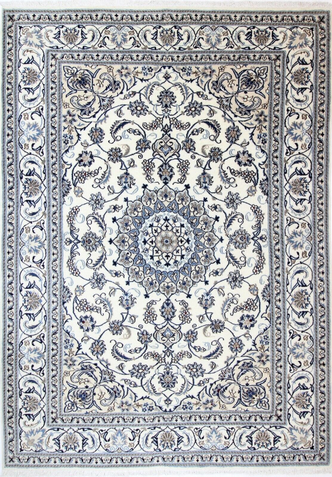 Original Perserteppich Nain 299x195 cm, Top Zustand, handgeknüpft