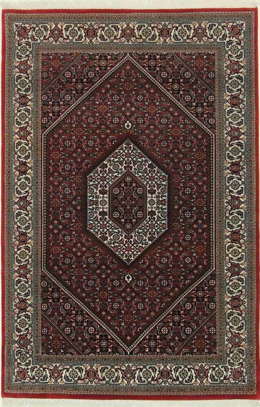Bidjar Super Teppich 186x127 cm, handgeknüpft, orientalisches Muster
