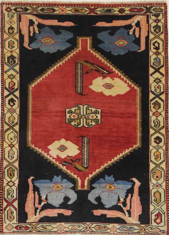 Ghashghai Teppich 159x115 cm, 160.000 Knoten/m², handgeknüpft, Perserteppich
