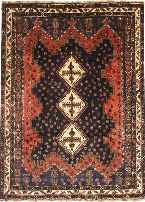 Ghashghai Teppich 300x219 cm – Handgeknüpft, feinstes Kunstwerk
