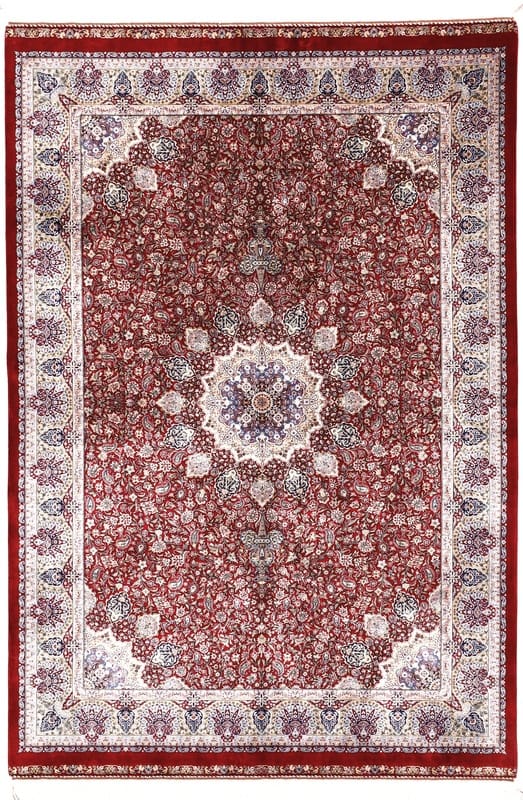 Ghom Marigold Teppich 232x151 cm - Viskose, modern, Perserteppich