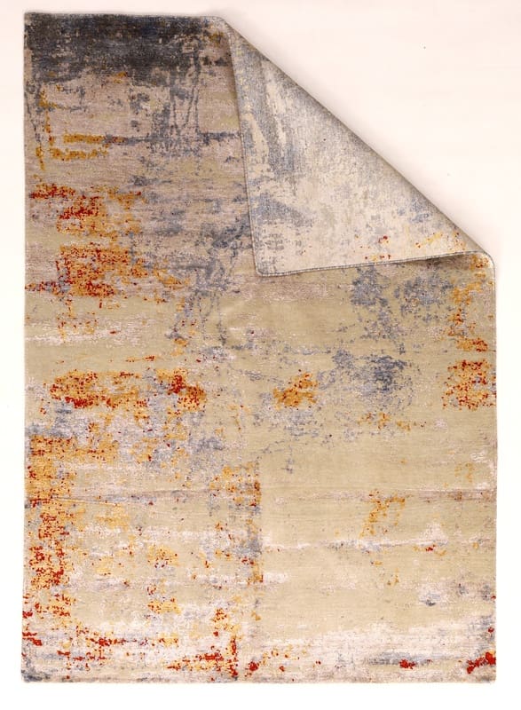 Handgeknüpfter Orientteppich "Lotus" 245x173 cm – Modernes Design