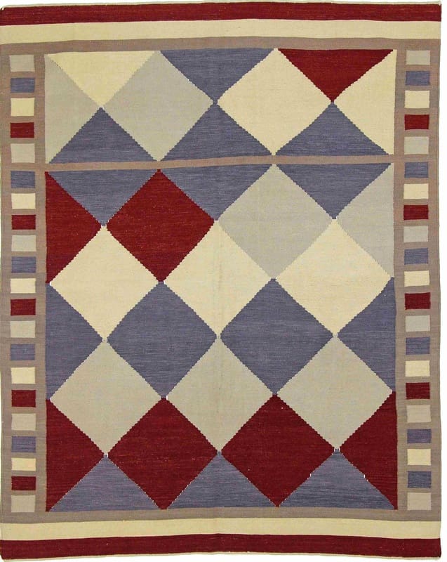 Kelim Afghan Carpet 240x194 - Traditionell handgewebt Orientteppich