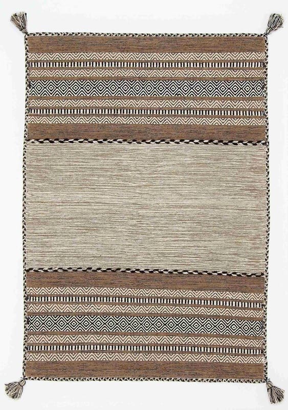 Kelim Azizi Teppich 92x61 cm, traditionell gewebt, Orientteppich