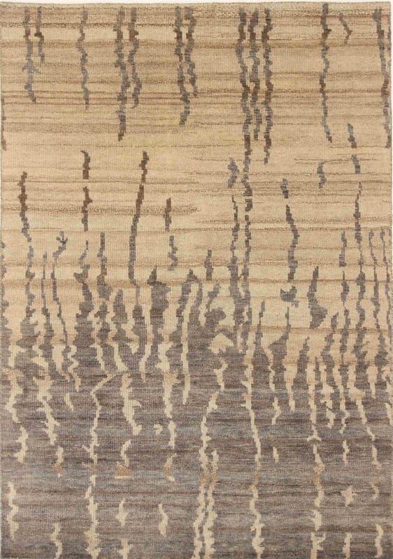 MODERN-IKAT Orientteppich 235x164 cm – handgeknüpft, einzigartig