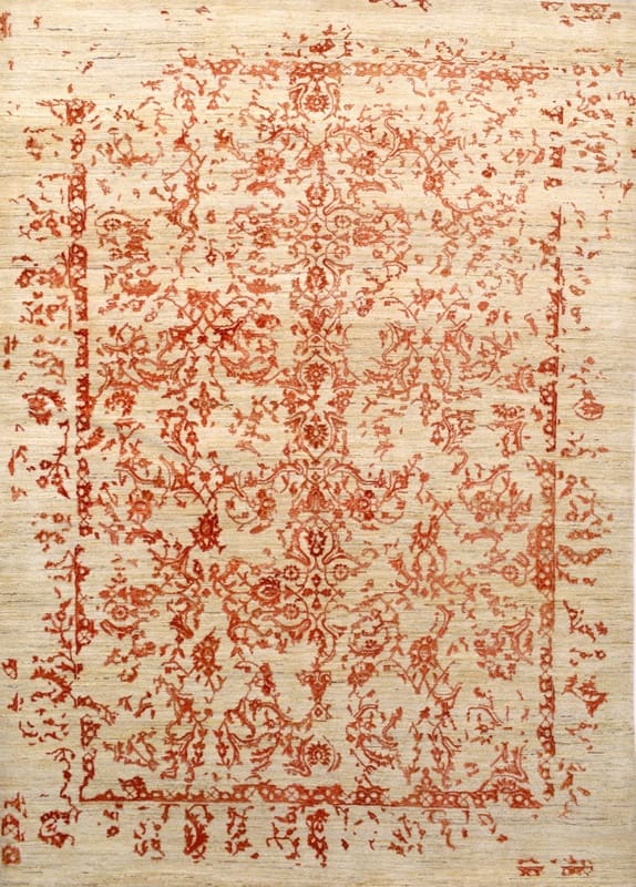 Modern Lotus Orientteppich 243x173 cm – Handgeknüpft, zeitloses Design