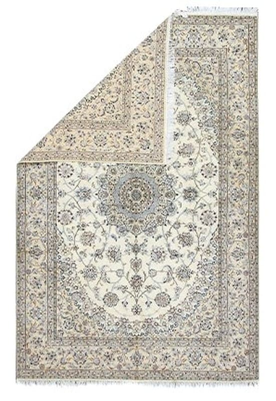 Nain Teppich 305x200 cm, 640.000 Knoten, handgeknüpft, Perserteppich