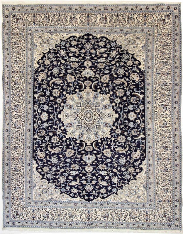 Nain Teppich 387x299 cm, 1.000.000 Knoten, handgeknüpft