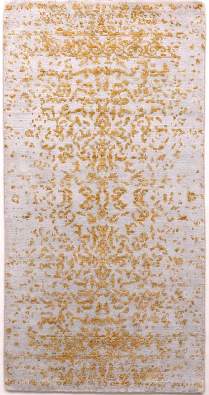 Orientteppich Modern Lotus 141x70 cm – Handgeknüpft, zeitloses Design