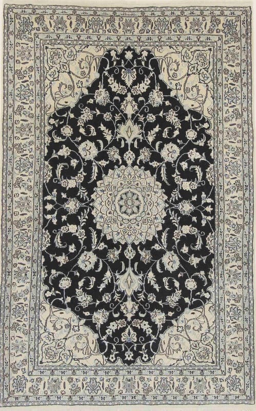 Orientteppich NAIN 213x133 cm, handgeknüpft, exquisite Muster