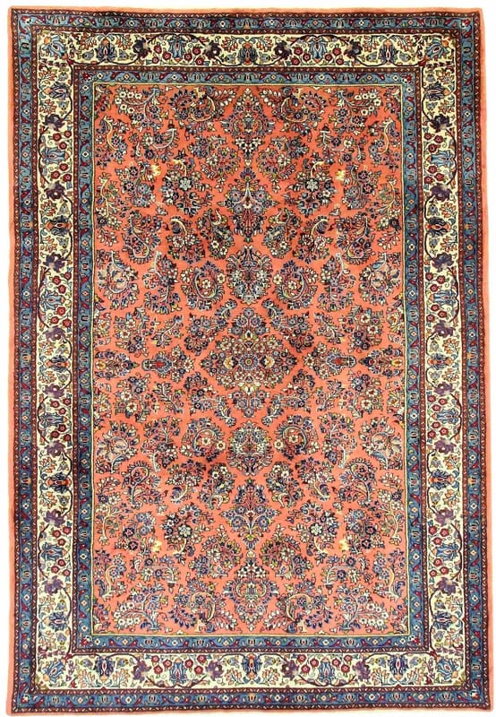 Orientteppich Sarough 302x206 cm – Handgeknüpft, hochwertig