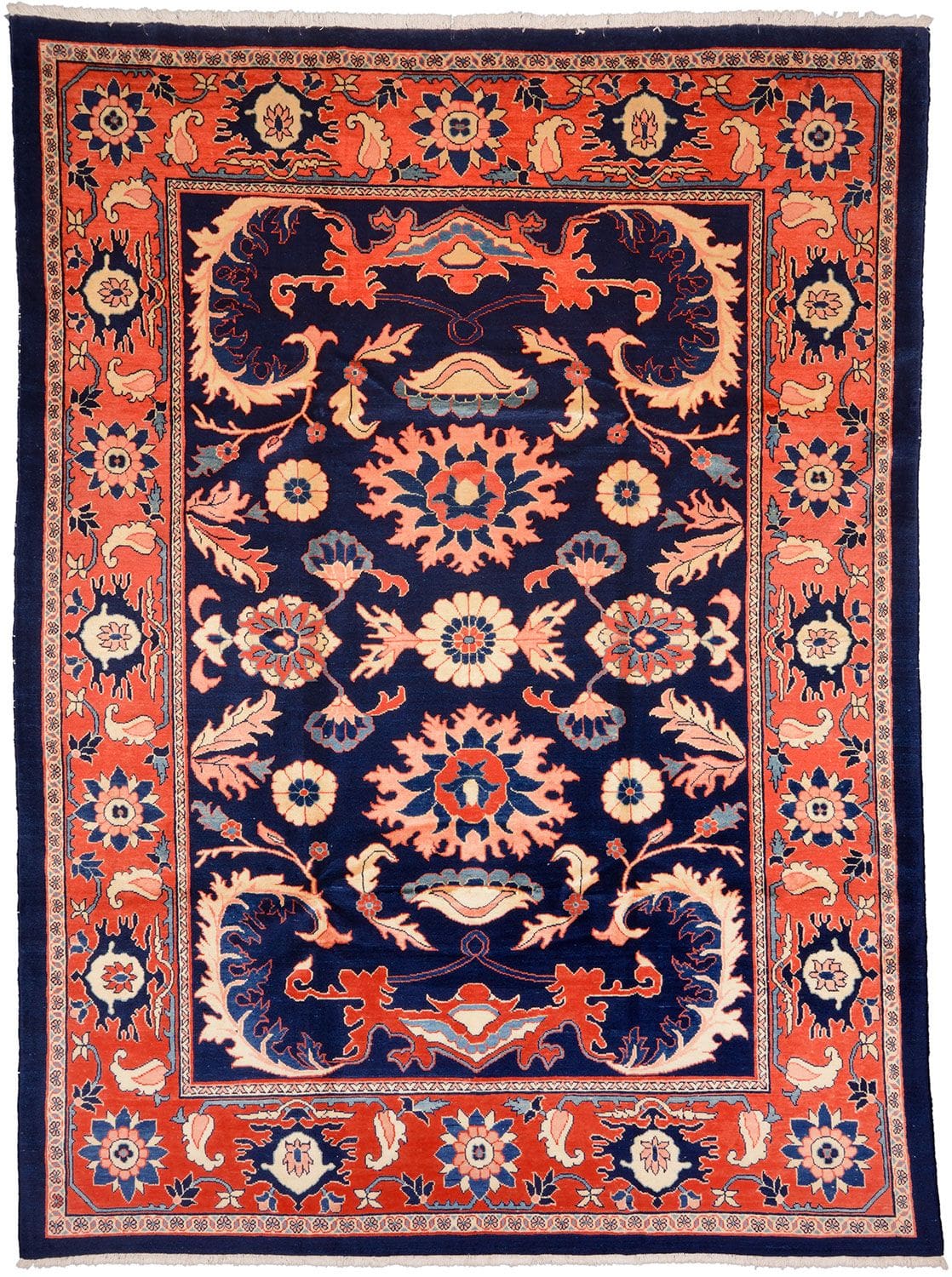 Sarough Teppich 242 x 311 cm, handgeknüpft, Schurwolle, Perserteppich