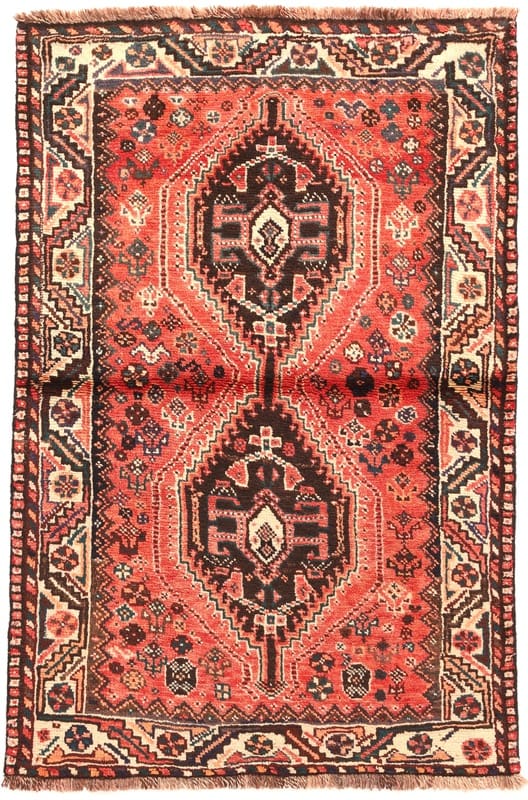 SHIRAZ Teppich 154x101 cm, Wolle, handgeknüpft, Orientteppich