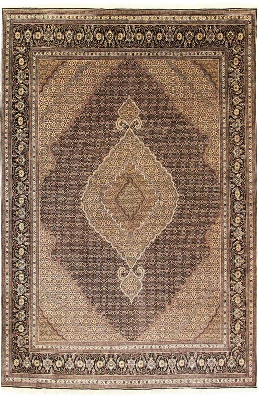 Tabriz Mahi 40 Raj 342x251 cm – handgeknüpft Perserteppich