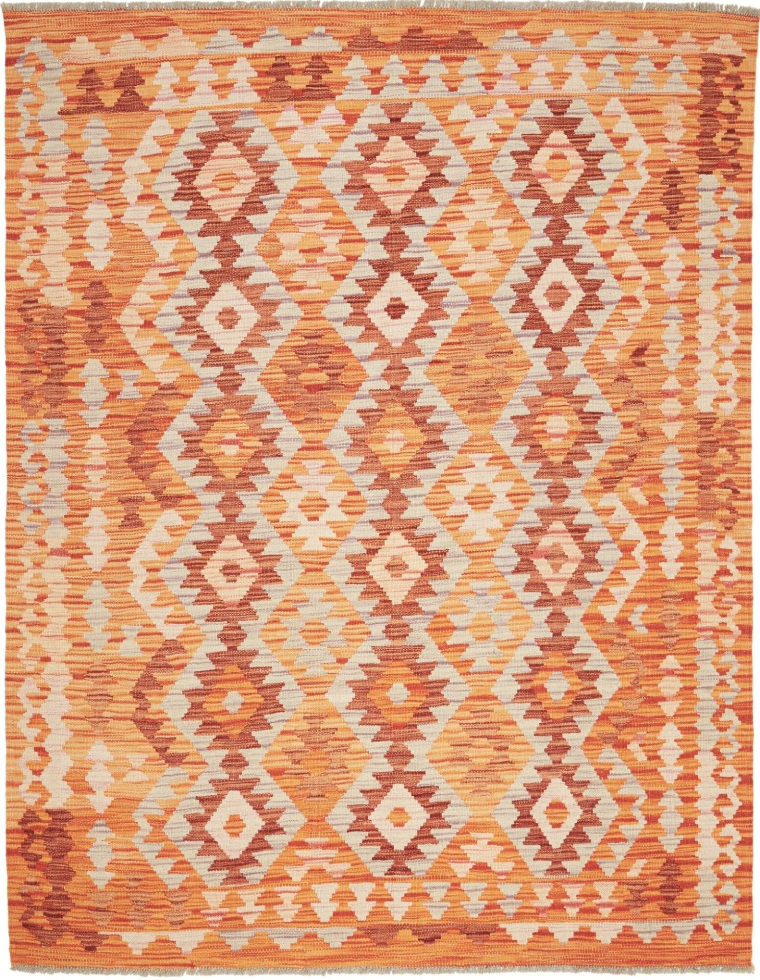 Kelim Teppich 154 x 194 cm - Handgewebt, rustikales Flair